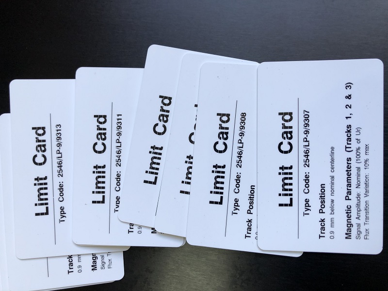 Limit Card磁條高低軌限制測(cè)試卡